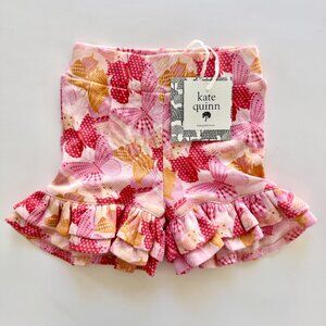Kate Quinn Skirted Bloomer | Butterfly Print Ruffle Skirt | Pink Multi | 6–12M |